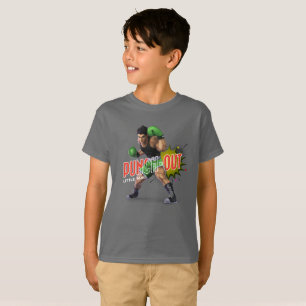 Camiseta Punch Out (Boxing Sport)   Crianças