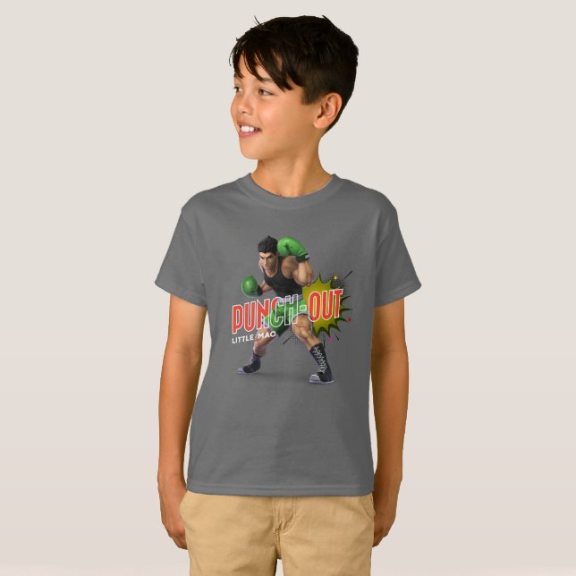 Camiseta Punch Out (Boxing Sport) | Crianças (Frente Completa)