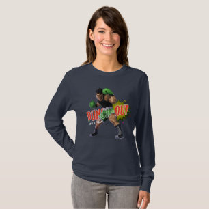 Camiseta Punch Out (Boxing Sport) Mulheres de Longa Distâ