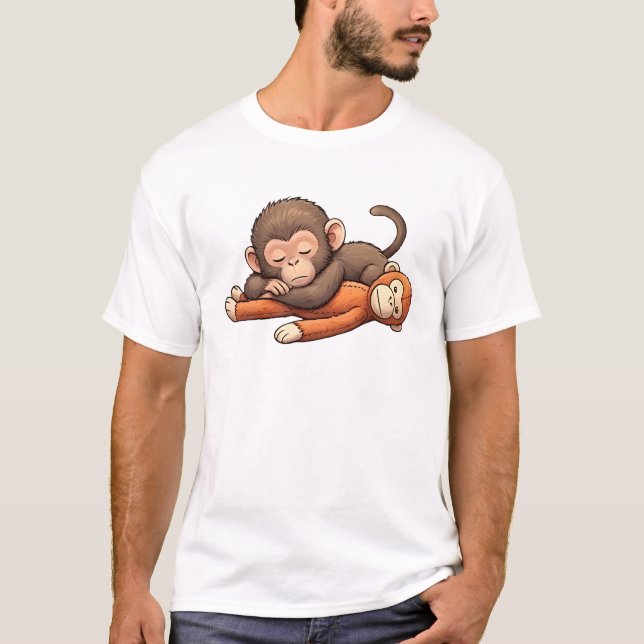 Camiseta Punch The Baby Monkey Design (Frente)