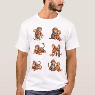 Camiseta Punch The Baby Monkey Design
