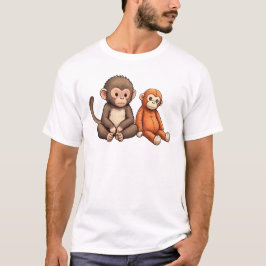 Camiseta Punch The Baby Monkey Design