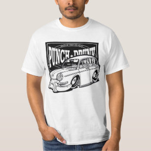 CAMISETA PUNCHDRUNKCUSTOMS - LOGOTIPO W/SQUAREBACK