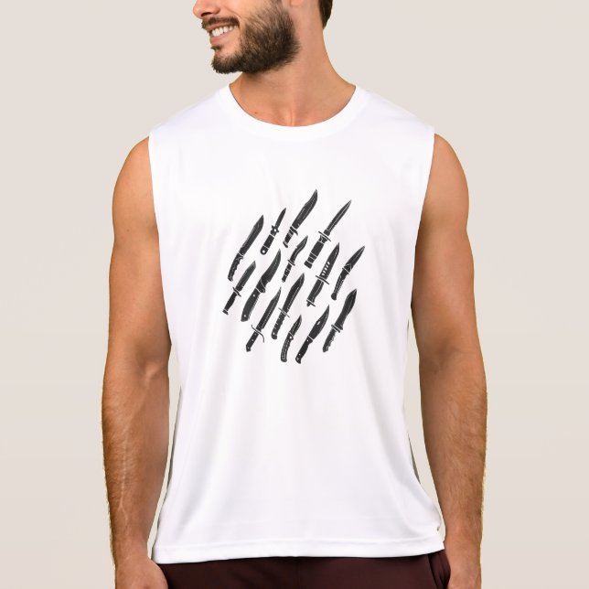 Camiseta Punhais das facas "n" (Frente)