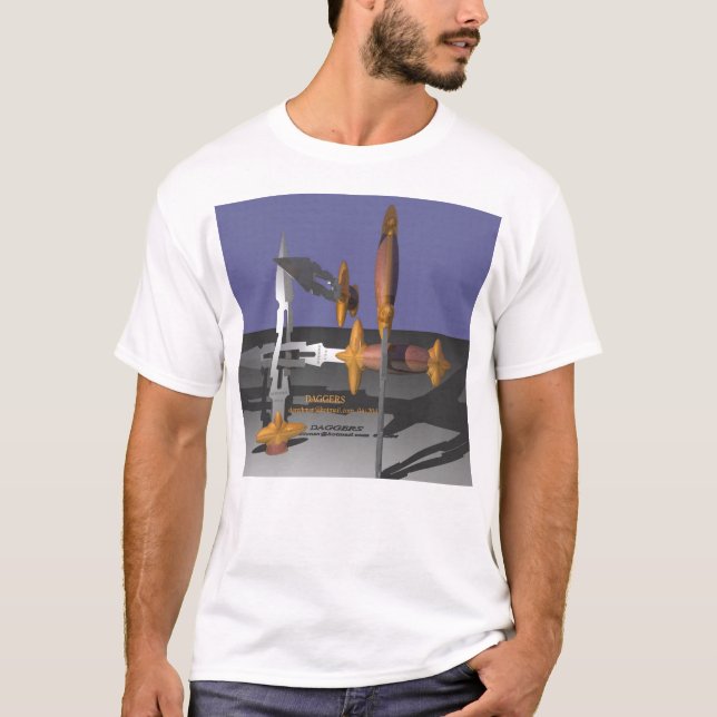 Camiseta Punhal (parte dianteira) (Frente)