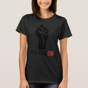 Camiseta Punho Anti-fascista