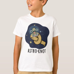 Camiseta Punho Astro-knot Astronauta Engraçado