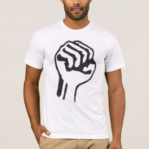 Camiseta Punho aumentado do t-shirt do protesto