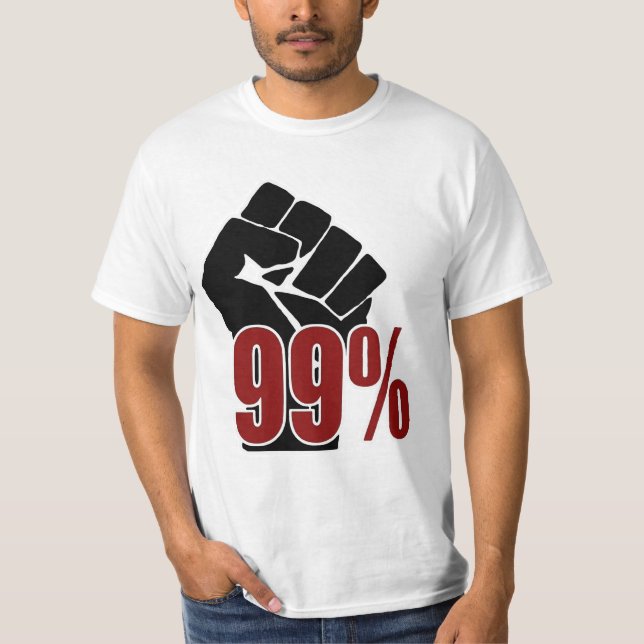 Camiseta Punho de 99 por cento (Frente)