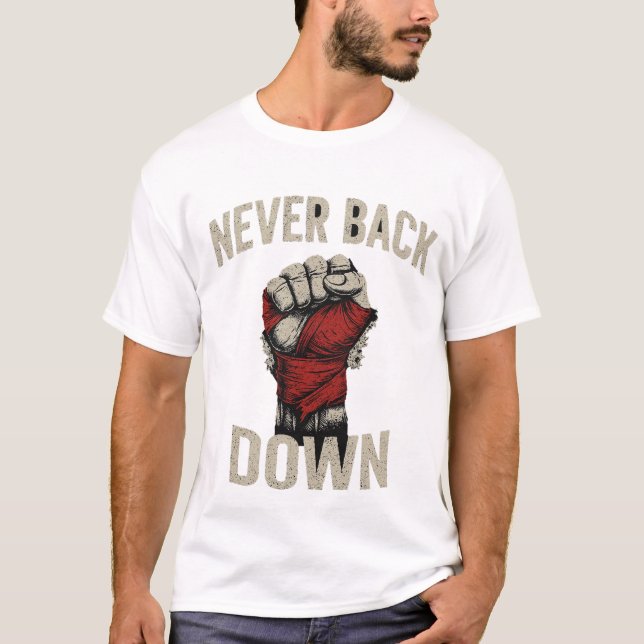 Camiseta Punho de Desafio (Frente)
