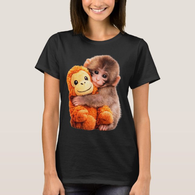 Camiseta Punho de macaco bebê  (Frente)