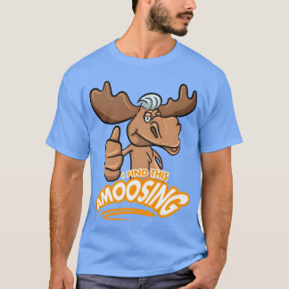 Camiseta Punho de Palavras de Alce para Amantes de Animais
