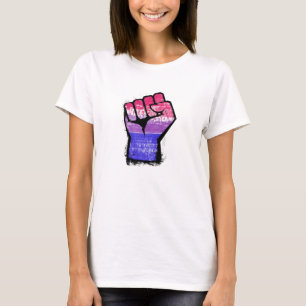 Camiseta Punho de Protesto Bissexual