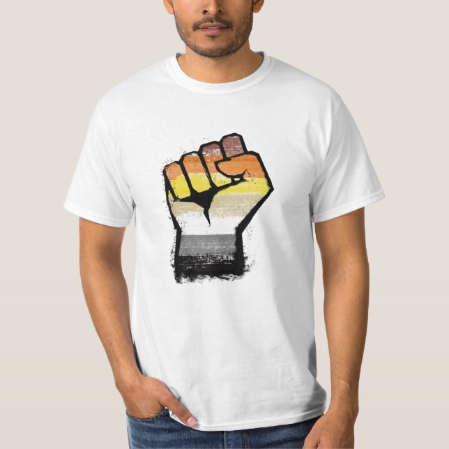 Camiseta Punho de Protesto do Urso (Frente)