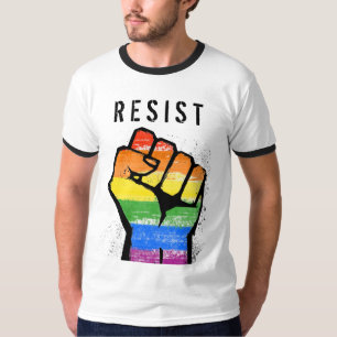 Camiseta Punho de Resistência LGBT