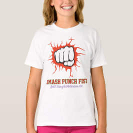 Camiseta Punho de Soco Esmagador – Arte de Motivação de For