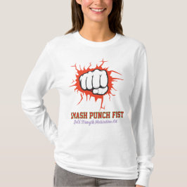 Camiseta Punho de Soco Esmagador – Arte de Motivação de For