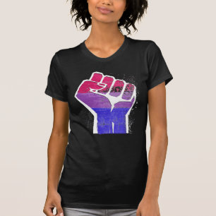 Camiseta Punho do Orgulho Bissexual