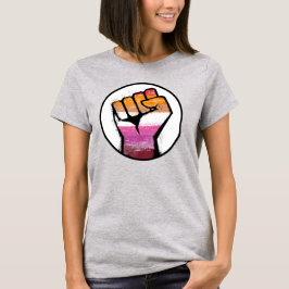 Camiseta Punho do Orgulho Lésbico