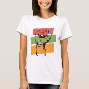 Camiseta Punho do Poder Negro do BLM