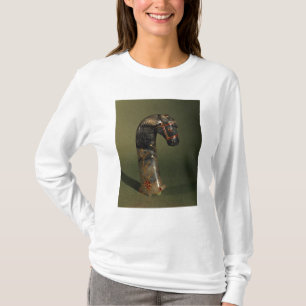 Camiseta Punho do punhal sob a forma de uma cabeça de