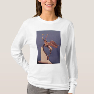Camiseta Punho do vaso sob a forma de um íbex voado