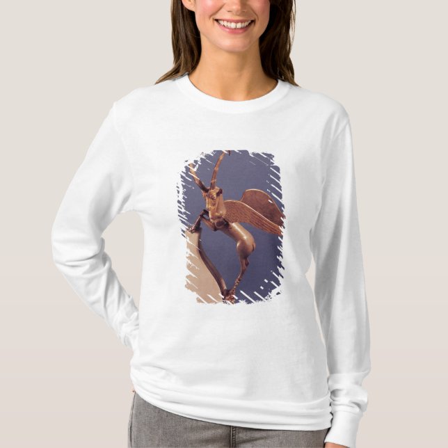 Camiseta Punho do vaso sob a forma de um íbex voado (Frente)