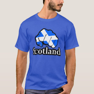 Camiseta Punho escocês orgulhoso da bandeira de Scotland