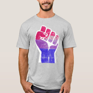 Camiseta Punho Orgulho Bissexual