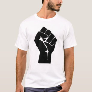 Camiseta Punho, Rebelde, Motim, Resistência, Estilo Comunis
