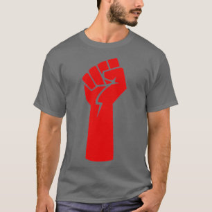 Camiseta punho vermelho