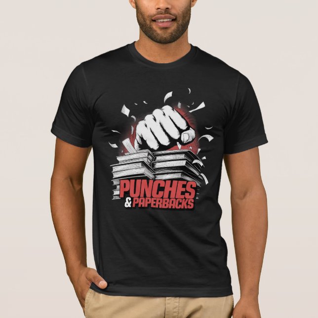 Camiseta Punhos e Paperbacks (Frente)
