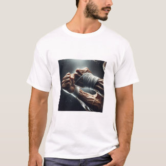 Camiseta Punhos Intensos de Boxe Musculação Enrolada Fitnes