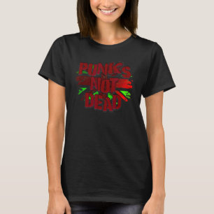 Camiseta Punhos Não Mortos Para Ventiladores Punk Rock 1