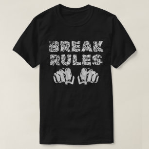 Camiseta Punhos Quebrando Regras