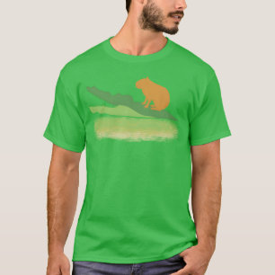 Camiseta Punição de Animal do Zoológico Capivara Amigos de 