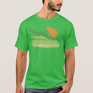 Camiseta Punição de Animal do Zoológico Capivara Amigos de