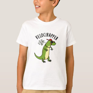 Camiseta Punição de dinossauro engraçado Veloci-rapper