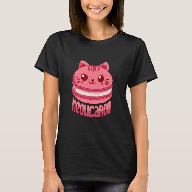 Camiseta Punição de Gato Macaron (Frente)