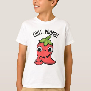 Camiseta Punição de Pimenta Engraçada Chili Pooper