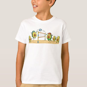 Camiseta Punição engraçada de abacate de volei de praia