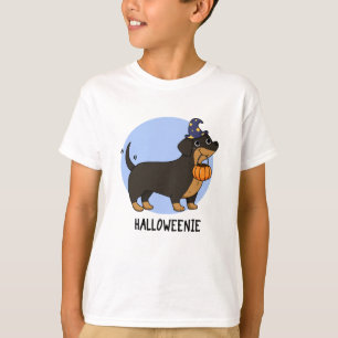 Camiseta Punição engraçada de cachorro salsicha de Hallowee