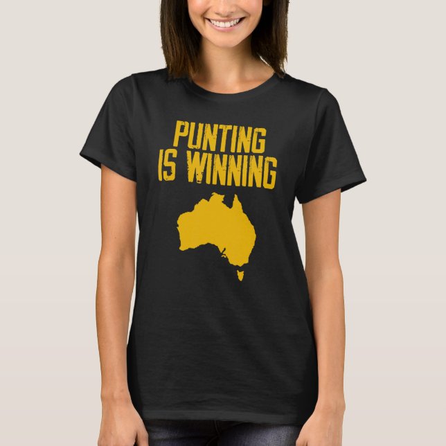Camiseta Punição Está Ganhando Mapa da Austrália (Frente)