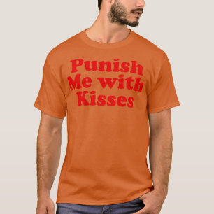 Camiseta Punir-Me Com Beijos Nerd De Amor Verdadeiro