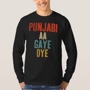 Camiseta PUNJABI AA GAYE OYE engraçado