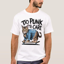 Camiseta Punk American Wirehair Cat no skate