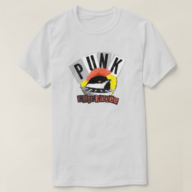 Camiseta Punk Chickadee T-Shirt (Frente do Design)