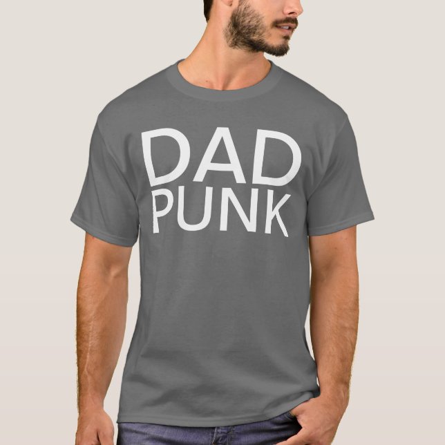 Camiseta punk do pai (Frente)