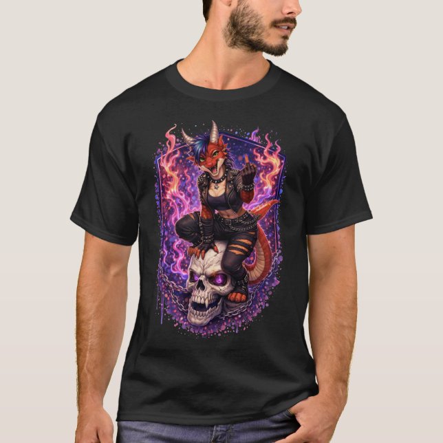 Camiseta Punk Dragão (Frente)