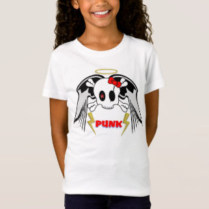 Camiseta Punk gótico da menina